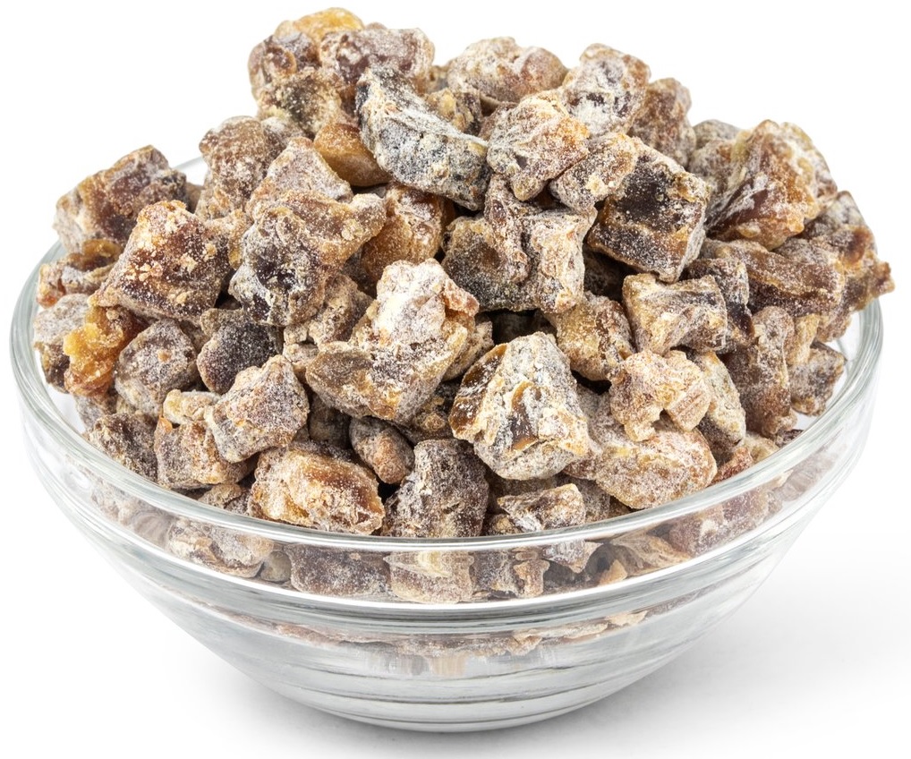 Chopped Dates or Diced Dates rolled in rice flour is low calorie dry fruit ingredient and perfect mix for breakfast cereals!